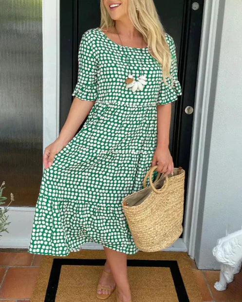 Zora | Von Ozeanen inspiriertes, luftiges Sommerkleid