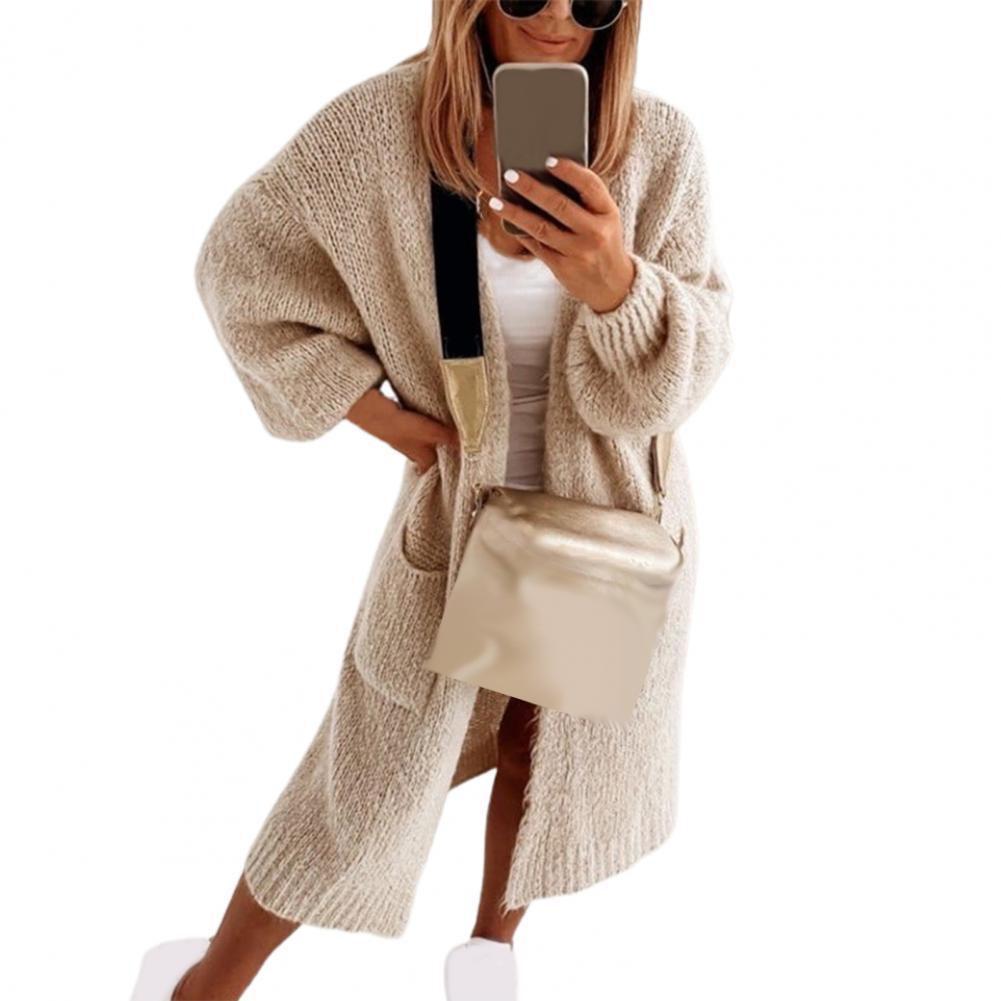Nelleke | Damen Oversized-Weste mit Taschen