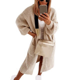 Nelleke | Damen Oversized-Weste mit Taschen