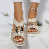 Gemütliche Orthopädische Keilabsatzsandalen