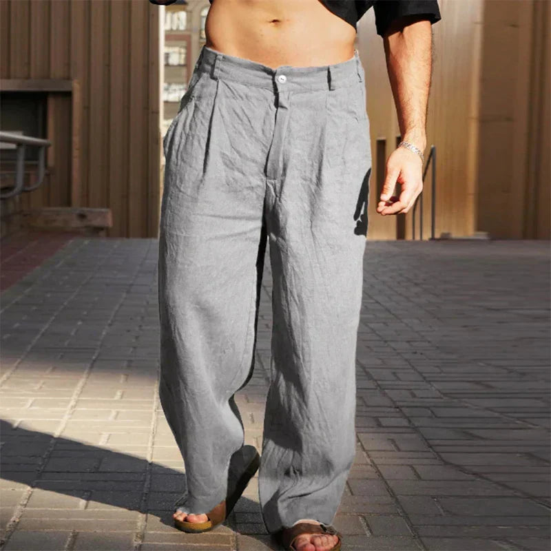 Stevie | Herren Weite Hose mit Taschen