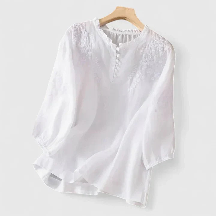 Victoria™ - Elegante Bluse mit Knopfleiste