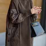 Hailey™ - Einfacher Patchwork-Pullover mit Rollkragen