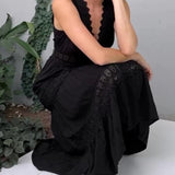 Stella™ - Bequemes V-Ausschnitt Spitzen-Topkleid
