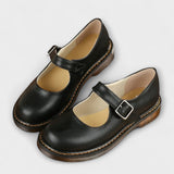 Damen Vintage Mary Jane Schuhe – Klassische Schuhe mit Riemen und Komfortsohle