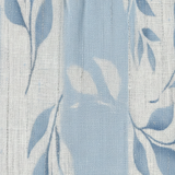 Solene | Ärmelloses Midi-Kleid mit blauem Blattmuster