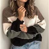 Lianni | Gemütlicher Gestreifter Luxus-Pullover