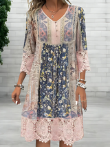 Tamara | Luxuriöses Bohemian Fließendes Kleid (Fast ausverkauft)