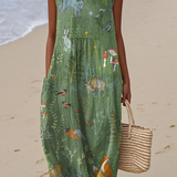 Künstlerisches Strandkleid