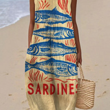 Künstlerisches Strandkleid