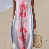Künstlerisches Strandkleid
