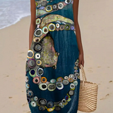 Künstlerisches Strandkleid