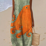 Künstlerisches Strandkleid