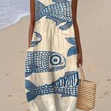 Künstlerisches Strandkleid