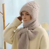 Mütze-und-Schal-Set für Damen
