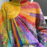 Ada - Fröhlich bunter Rollkragenpullover