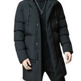 Elegante Lange Winterjacke