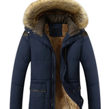 Elegante Gepolsterte Fleece Winterjacke