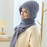 Mütze-und-Schal-Set für Damen