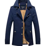 Eleganter Gepolsterter Trenchcoat