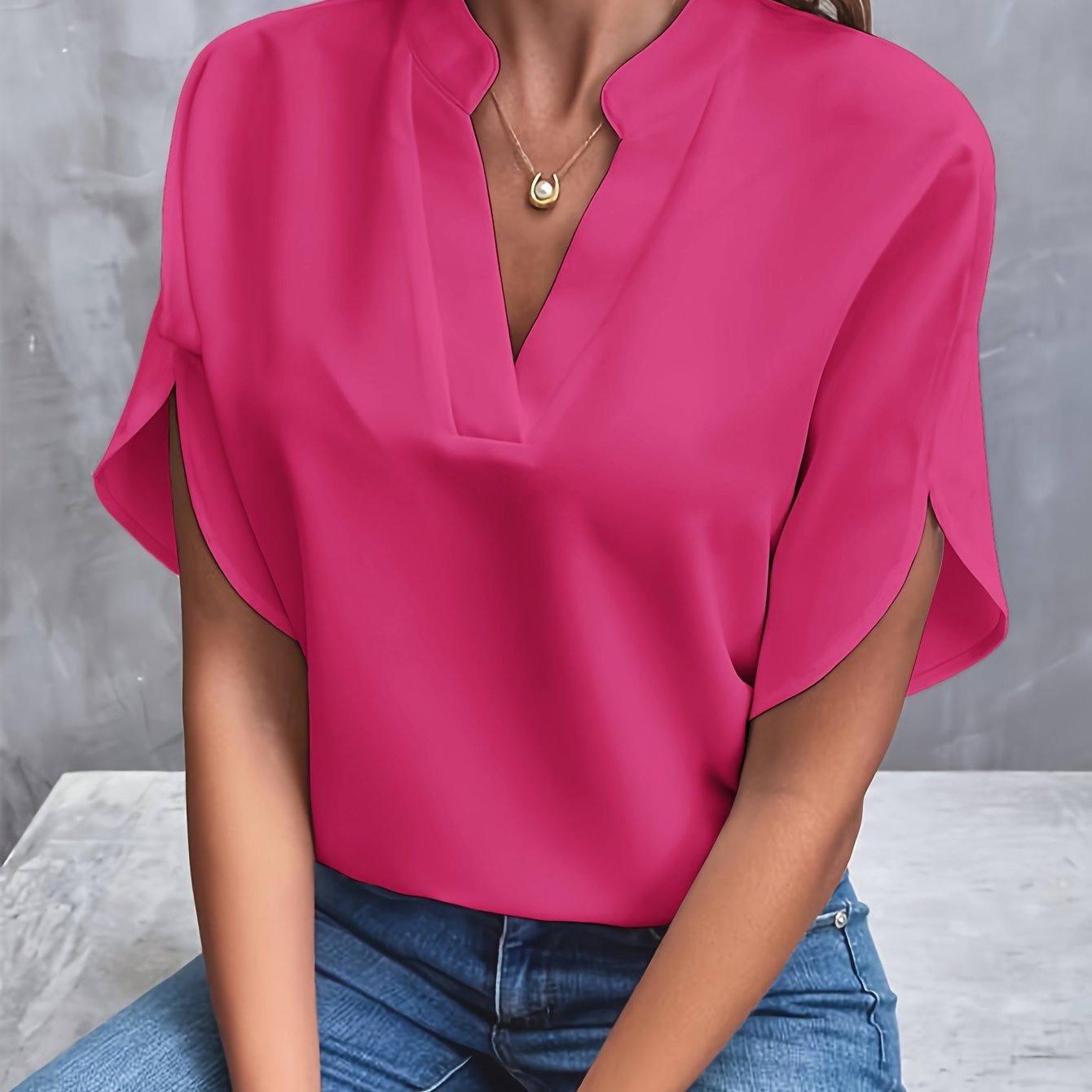 Mina™ - Luxuriöse Elegante Bluse