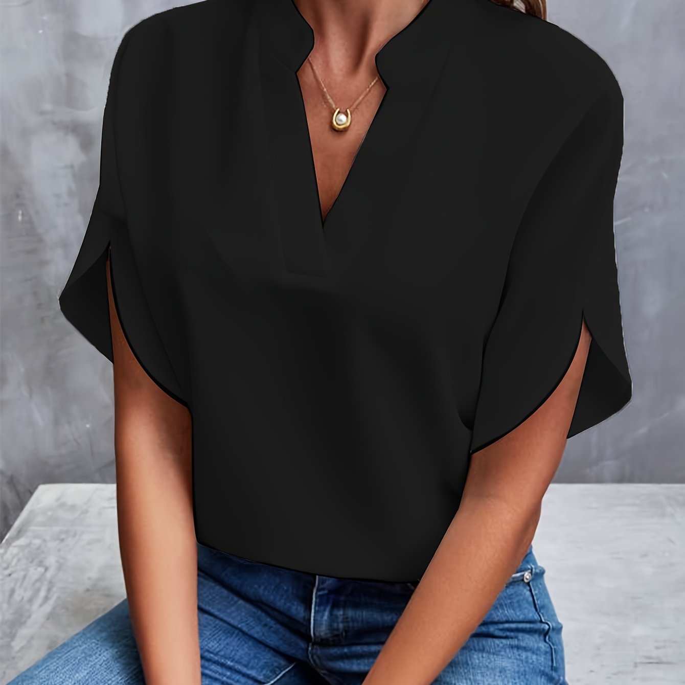 Mina™ - Luxuriöse Elegante Bluse