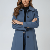 Helena | Damen Wintermantel mit Ein-Knopf-Verschluss