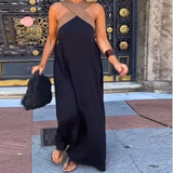 Olive™ - Kleid mit Kreuzhals