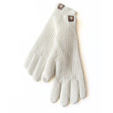 Gestrickte Damenhandschuhe mit Touchscreen