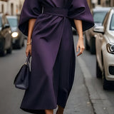 Lissey - Minimalistisches Gürtel-Luxuskleid