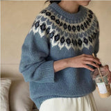 Juliet | Stilvoller Jacquard-Pullover