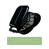 Outdoor-Sonnenhut mit integriertem Solarlüfter und verstellbarer Passform