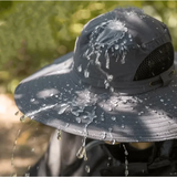 Outdoor-Sonnenhut mit integriertem Solarlüfter und verstellbarer Passform
