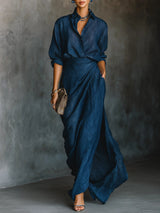 Stella | Elegantes Drapiertes Ensemble