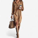 Anastacia™ Midi Kleid aus Cord