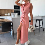 Diane™ - Denim Maxikleid