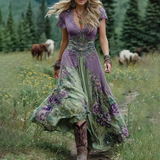 Mavis™ – Elegantes Florales Maxikleid