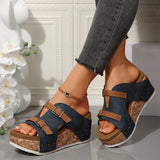 Dahlia™ - Modische Wedge-Plateau-Sandalen