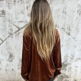 Isabella - Bluse Aus Samt
