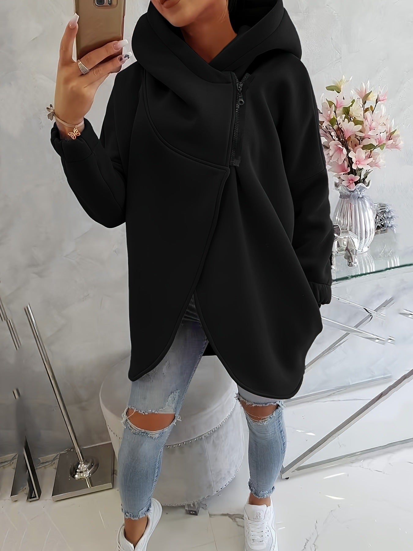 Emma™ - Bequemer Zip-Up Hoodie
