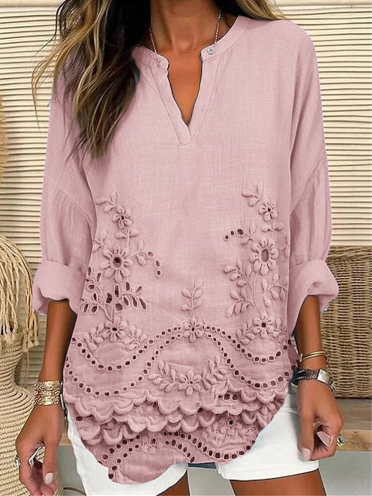 Valona™ - Elegantes Bedrucktes Top