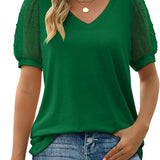 Rhianna™ - Elegantes Puffärmel-Top