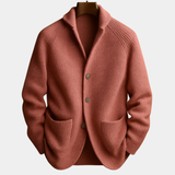 SILVORO | Herren Wollmischung Cordjacke