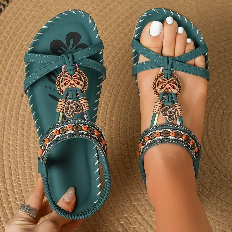 Colella™ - Elegante Orthopädische Blüten Sandalen
