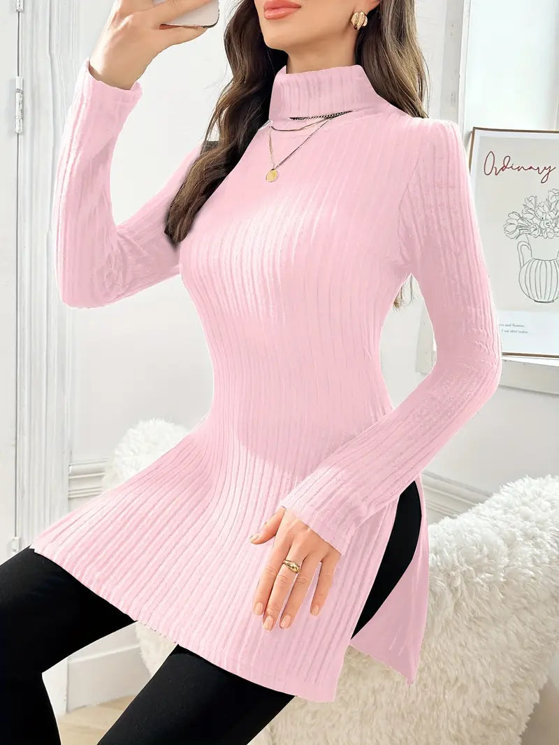 Sarah - Eleganter Langärmeliger Pullover Mit Schmaler Passform Für Den Herbst