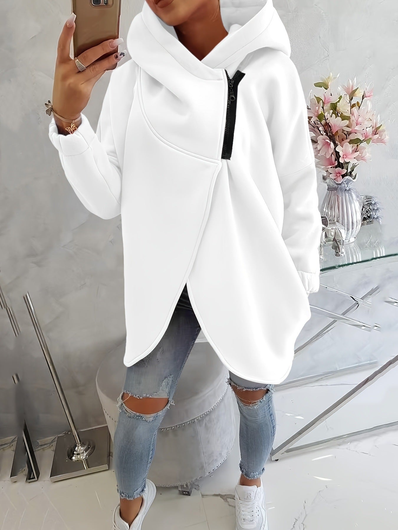 Emma™ - Bequemer Zip-Up Hoodie
