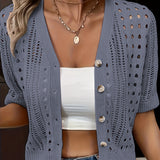 Kendall™ - Trendy Kurzarm-Cardigan