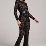 Lisa - Eleganter Jumpsuit In Pizzo