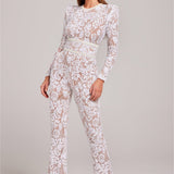 Lisa - Eleganter Jumpsuit In Pizzo