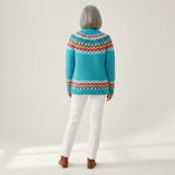 Angelika | Vest met Noors patroon